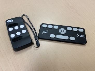 The Hable One and Orbit Writer together on a table.